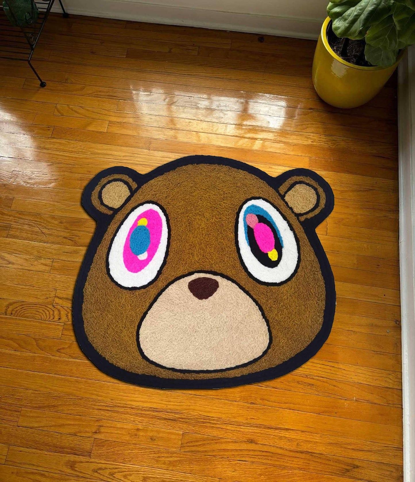Kanye West Dropout Bear, Kanye West Rug, Kanye West decor, Kanye Bear, Kanye bear Rug, kanye West, Kids Room Decor, Kids Gift,Kanye Bear