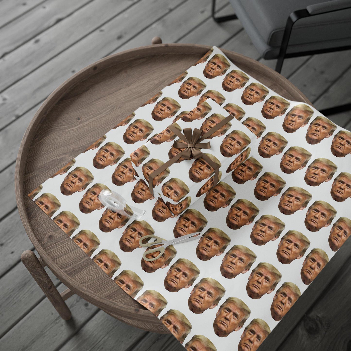 Birthday Father's Day Wrapping Papers, Holiday Gift Wrap, Trump Gag  Funny Paper, White Elephant Gifts, Men Gifts for Him Her