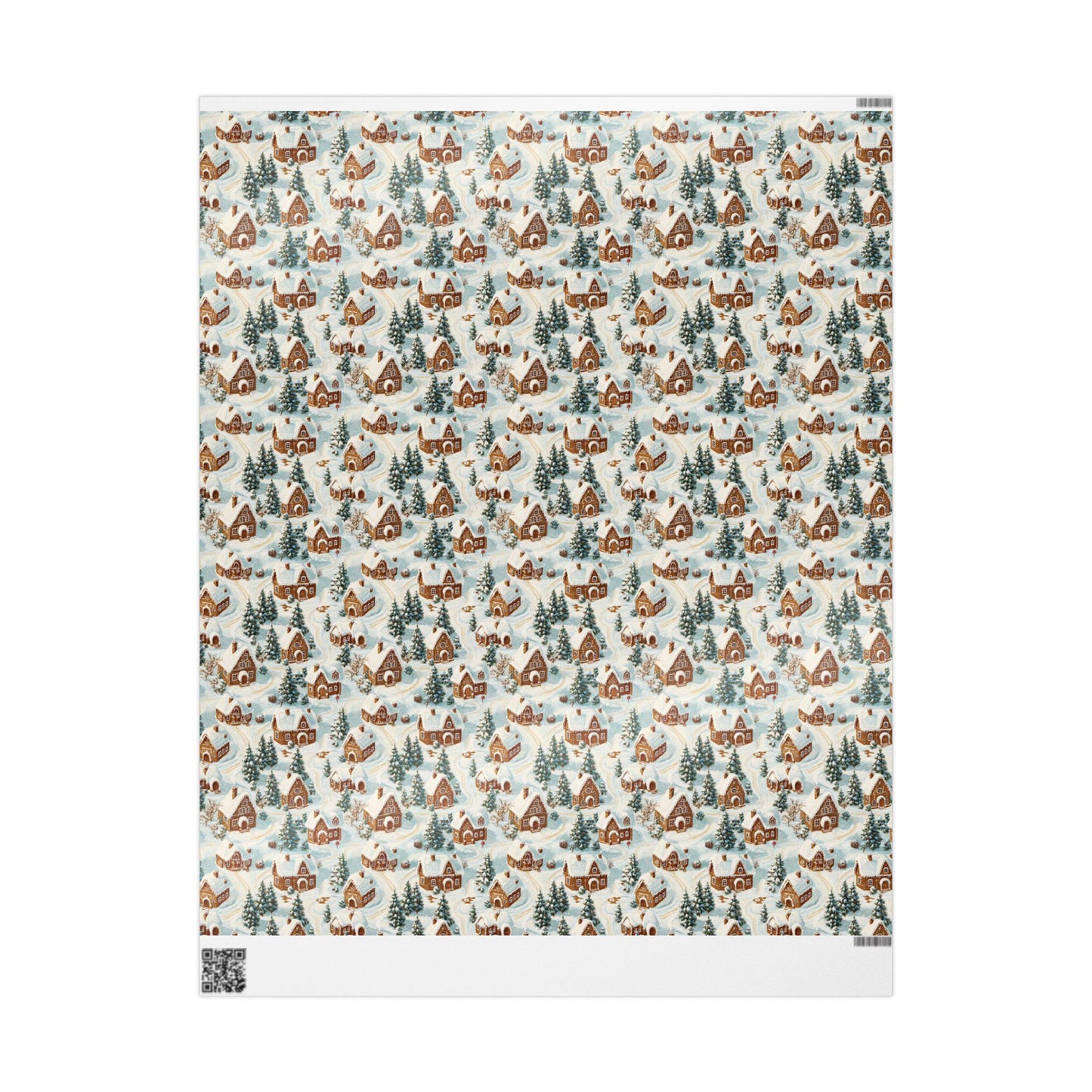 Christmas Gingerbread Wrapping Papers - Festive Holiday Gift Wrap, Xmas Present Packaging, Seasonal Craft Supplies, Cute Wrapping Sheets,