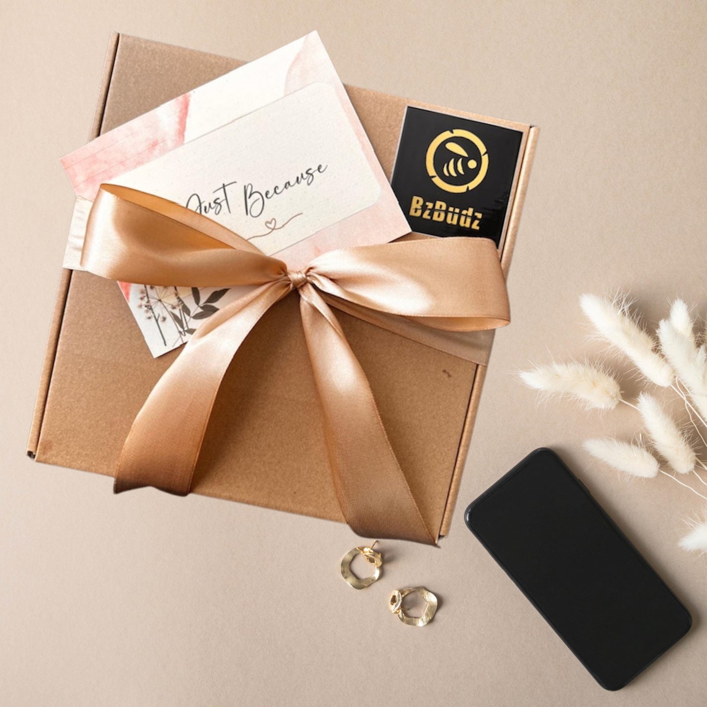 Satin Women's Pajama Set, Champagne Floral Long Sleeve Shirt and Trousers, Luxurious Sleepwear and Loungewear, Gift Set for the Holidays.