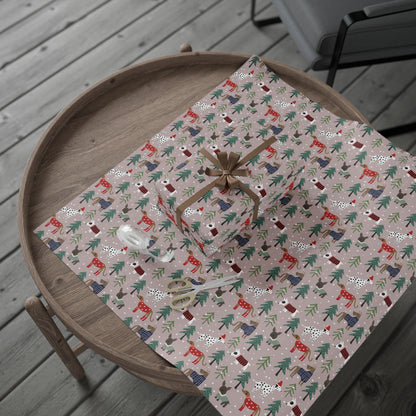 Christmas Pet Gift Wrapping Paper - Custom Dog Gift Wrap - Unique Puppy Gift Idea