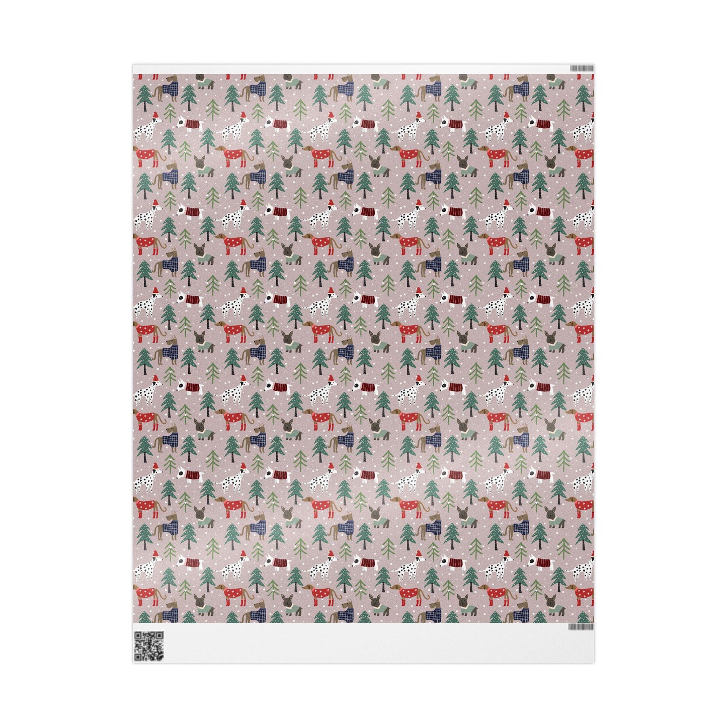 Christmas Pet Gift Wrapping Paper - Custom Dog Gift Wrap - Unique Puppy Gift Idea