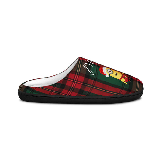 Men's Indoor Slippers, Minions, Merry Christmas