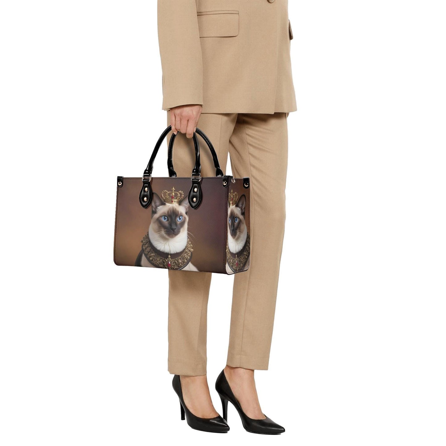 Siamese Cat Bag Cute Crossbody Bag Unique Purse Cute Purse, Luxury Bag Vegan Leather Bags Printed Designer Bag