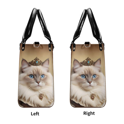 Renaissance Noble Cat Bag Cute Crossbody Bag Unique Purse Cute Purse, Luxury Bag Vegan Leather Bags Printed Designer Bag