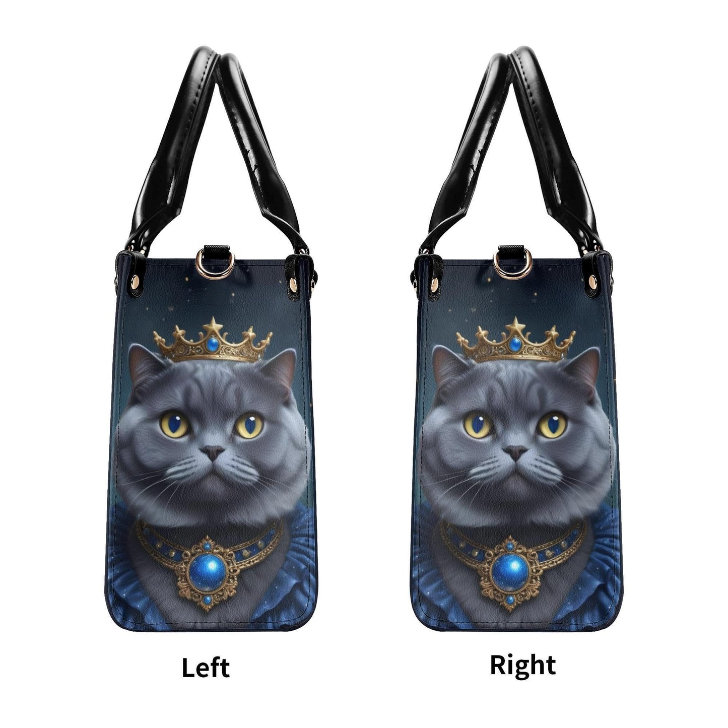 Starry Enchantress Cat Bag Cute Crossbody Bag Unique Purse Cute Purse, Luxury Bag Vegan Leather Bags Printed Designer Bag