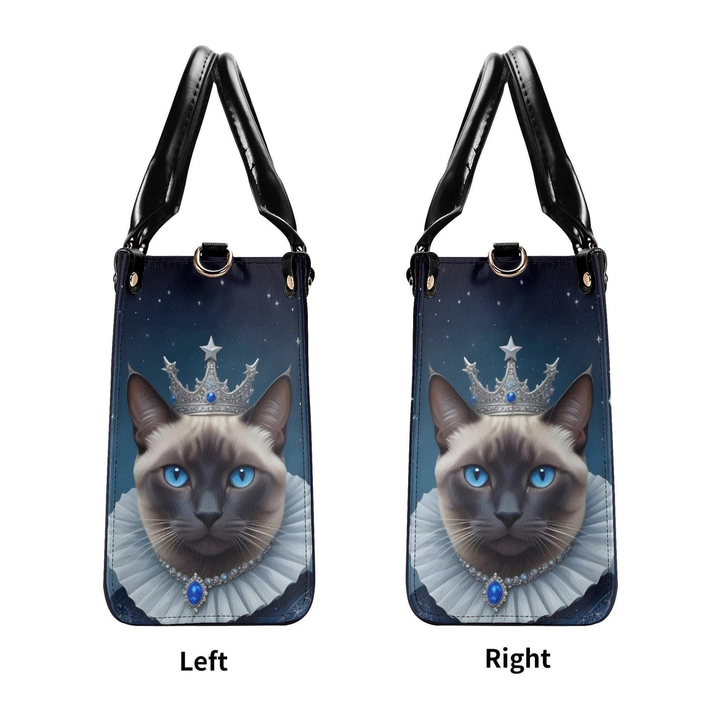 Stellar Queen Cat Bag Cute Crossbody Bag Unique Purse Cute Purse, Luxury Bag Vegan Leather Bags Printed Designer Bag