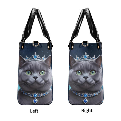 Galactic Countess Cat Bag Cute Crossbody Bag Unique Purse Cute Purse, Luxury Bag Vegan Leather Bags Printed Designer Bag
