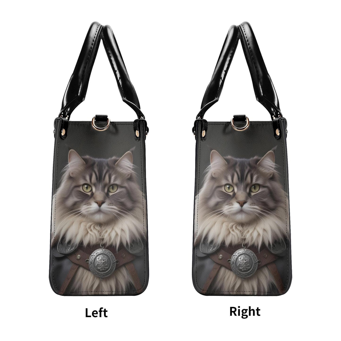 Noble Viking Cat Crossbody Bag - Unique Designer Purse, Cat Lover Gift for Women