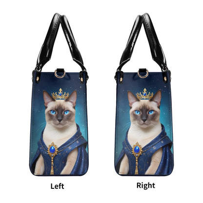 Celestial Queen Cat Crossbody Bag - Luxury Designer Purse, Unique Gift for Cat Lovers