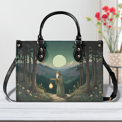 Hermit Crossbody Bag - Unique Designer Purse, Mystical Vegan Leather Gift for Women