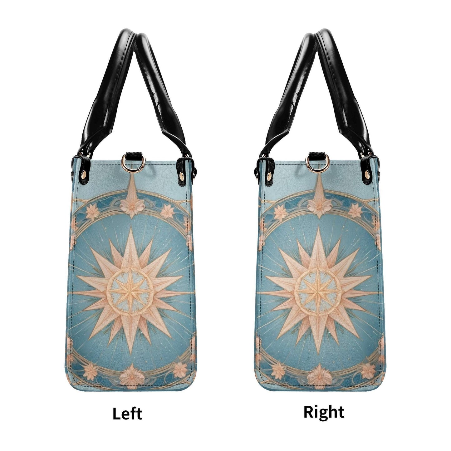 Star Design Crossbody Bag - Vegan Leather Designer Purse, Unique Gift for Women