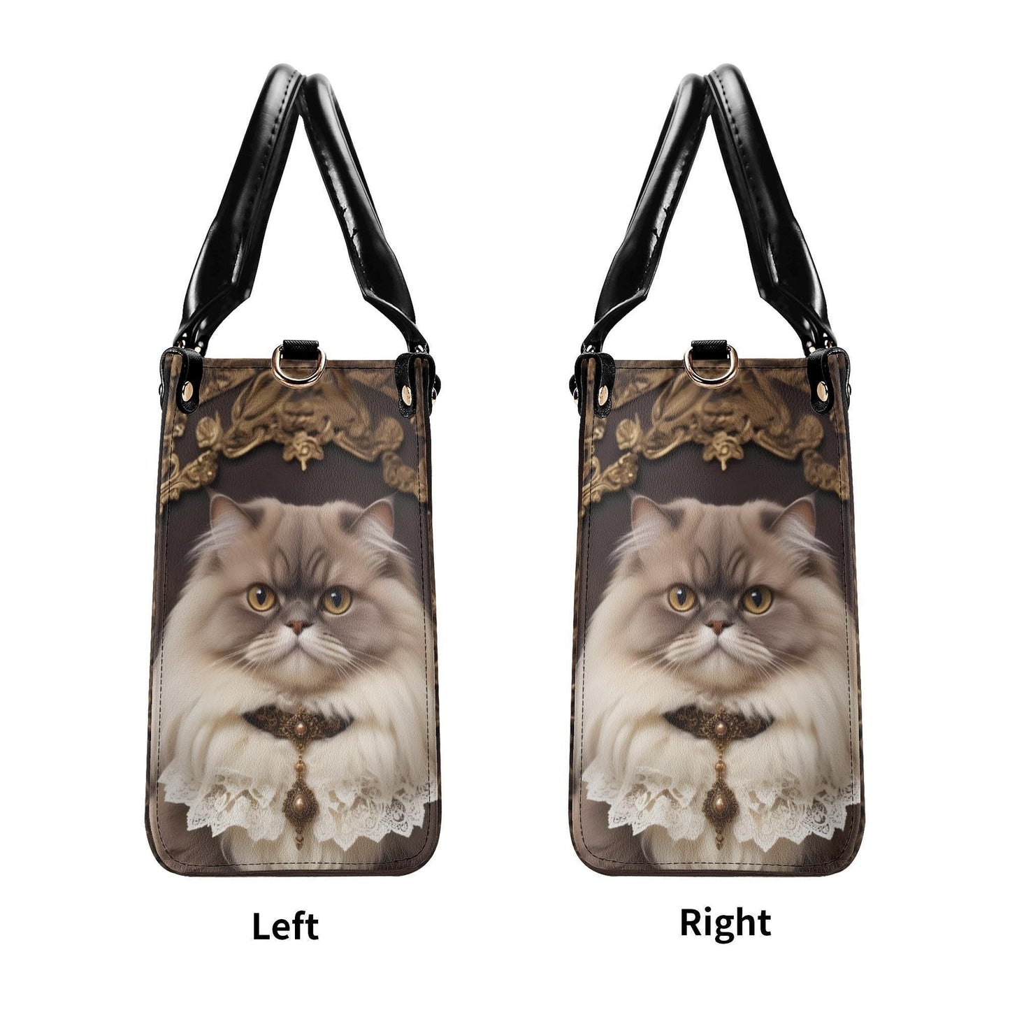 Baroque Duchess Cat Bag Cute Crossbody Bag Unique Purse Cute Purse, Luxury Bag Vegan Leather Bags Printed Designer Bag