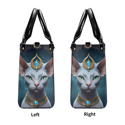 Celestial Oracle Cat Bag Cute Crossbody Bag Unique Purse Cute Purse, Luxury Bag Vegan Leather Bags Printed Designer Bag