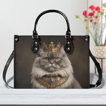 Royal Baroque Cat Bag Cute Crossbody Bag Unique Purse Cute Purse, Luxury Bag Vegan Leather Bags Printed Designer Bag