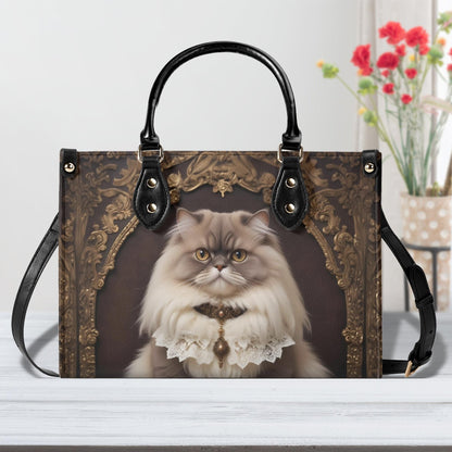 Baroque Duchess Cat Bag Cute Crossbody Bag Unique Purse Cute Purse, Luxury Bag Vegan Leather Bags Printed Designer Bag