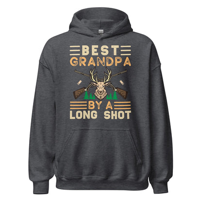 Grandpa hunting hoodie, Best Grandpa by a long shot Hoodie, grandpa hunting gifts, grandpa hunting shirts, hunting hoodie