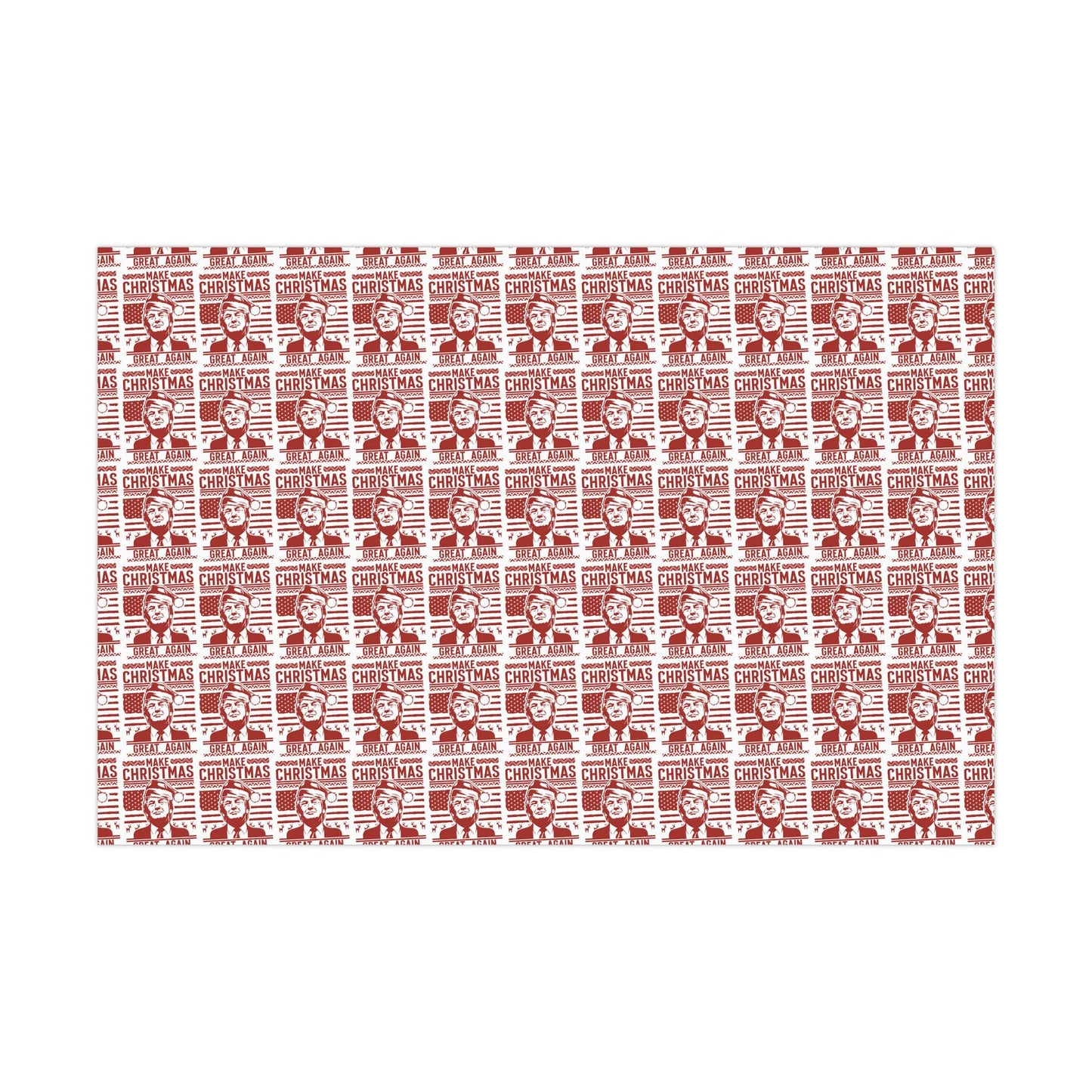 Trump Christmas Wrapping Paper | Make Christmas Great Again Wrapping Paper | Funny Christmas Gift Paper | MAGA Gift Wrap | Republican Gift