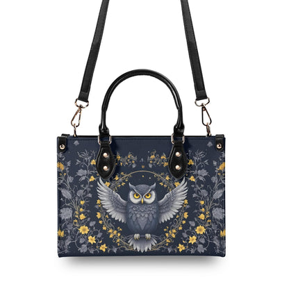 Mystical Owl Crossbody Bag - Nature-Inspired Vegan Leather Purse, Unique Gift for Women
