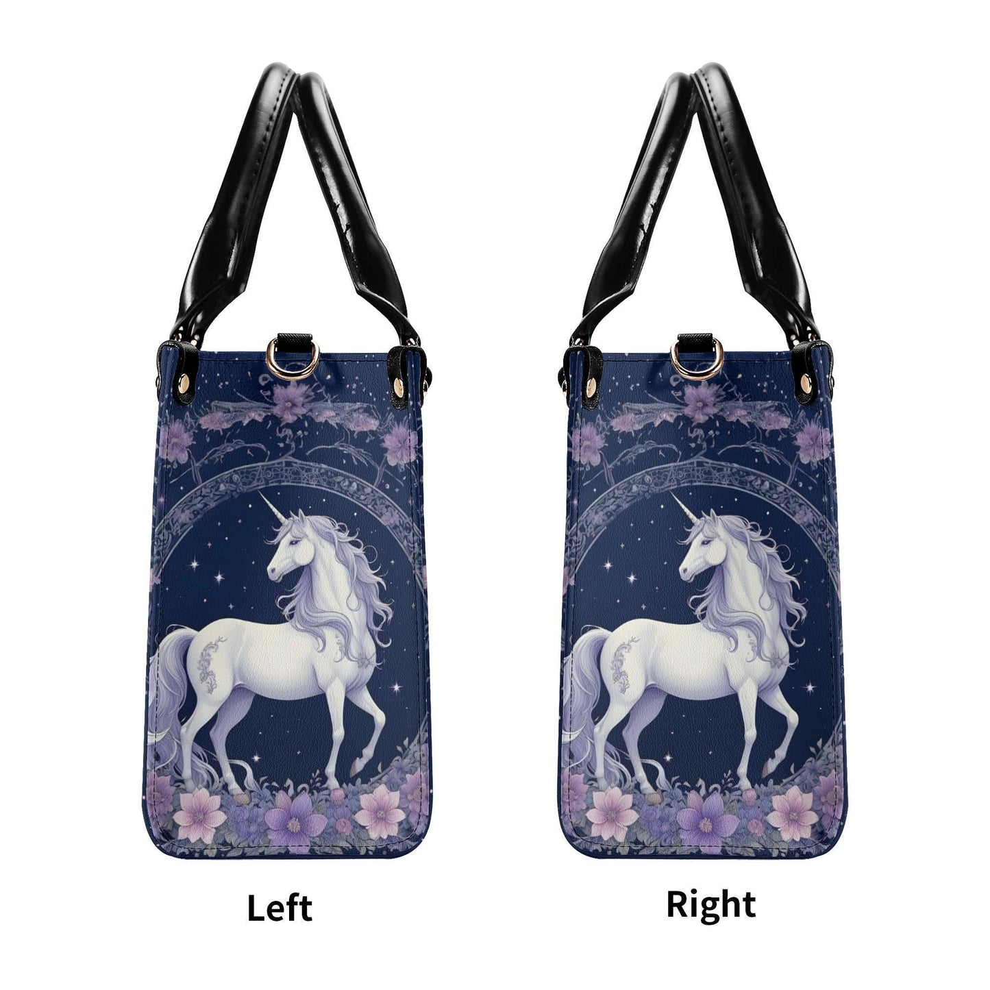 Enchanted Unicorn Bag Cute Crossbody Bag Unique Purse Cute Purse, Luxury Bag Vegan Leather Bags Printed Designer Bag