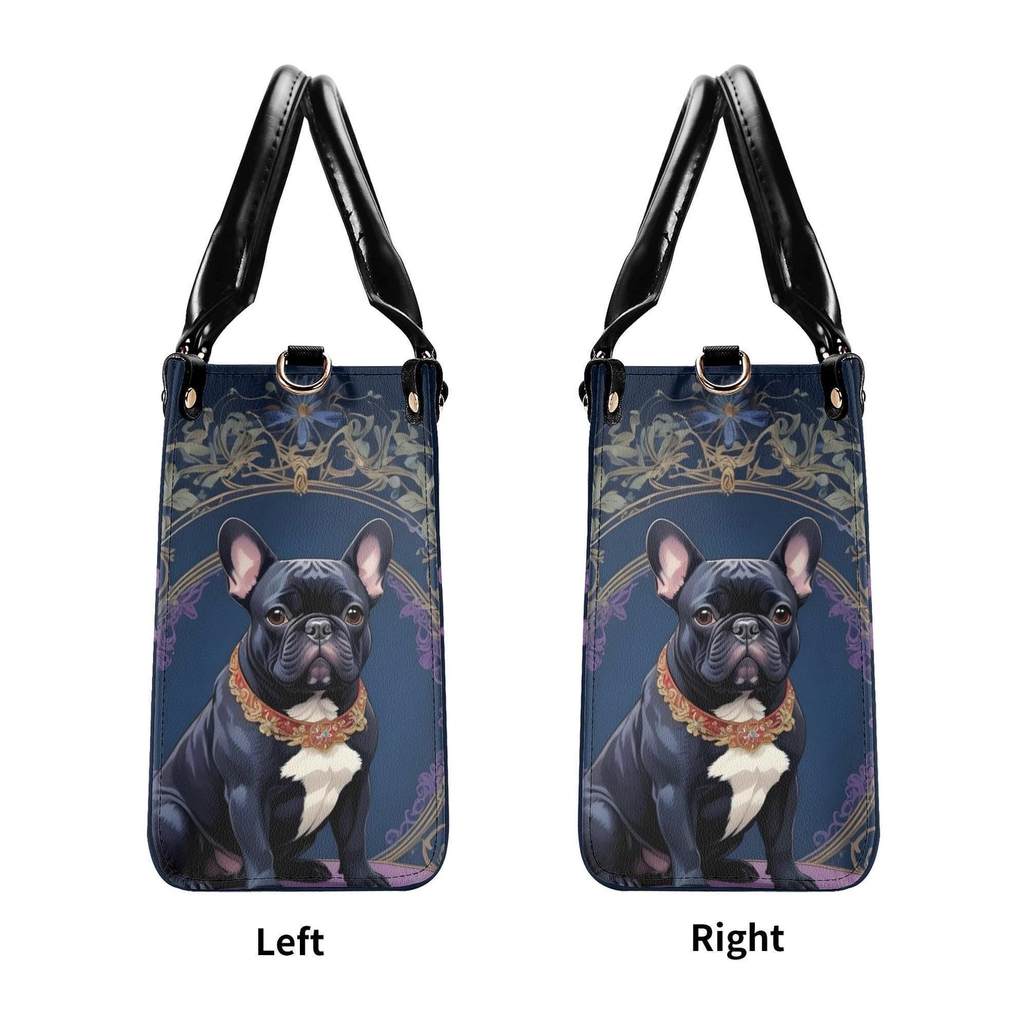 Regal French Bulldog Bag Cute Crossbody Bag Unique Purse Cute Purse, Luxury Bag Vegan Leather Bags Printed Designer Bag