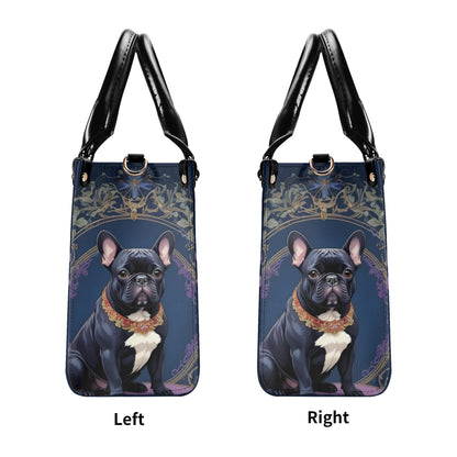 Regal French Bulldog Bag Cute Crossbody Bag Unique Purse Cute Purse, Luxury Bag Vegan Leather Bags Printed Designer Bag