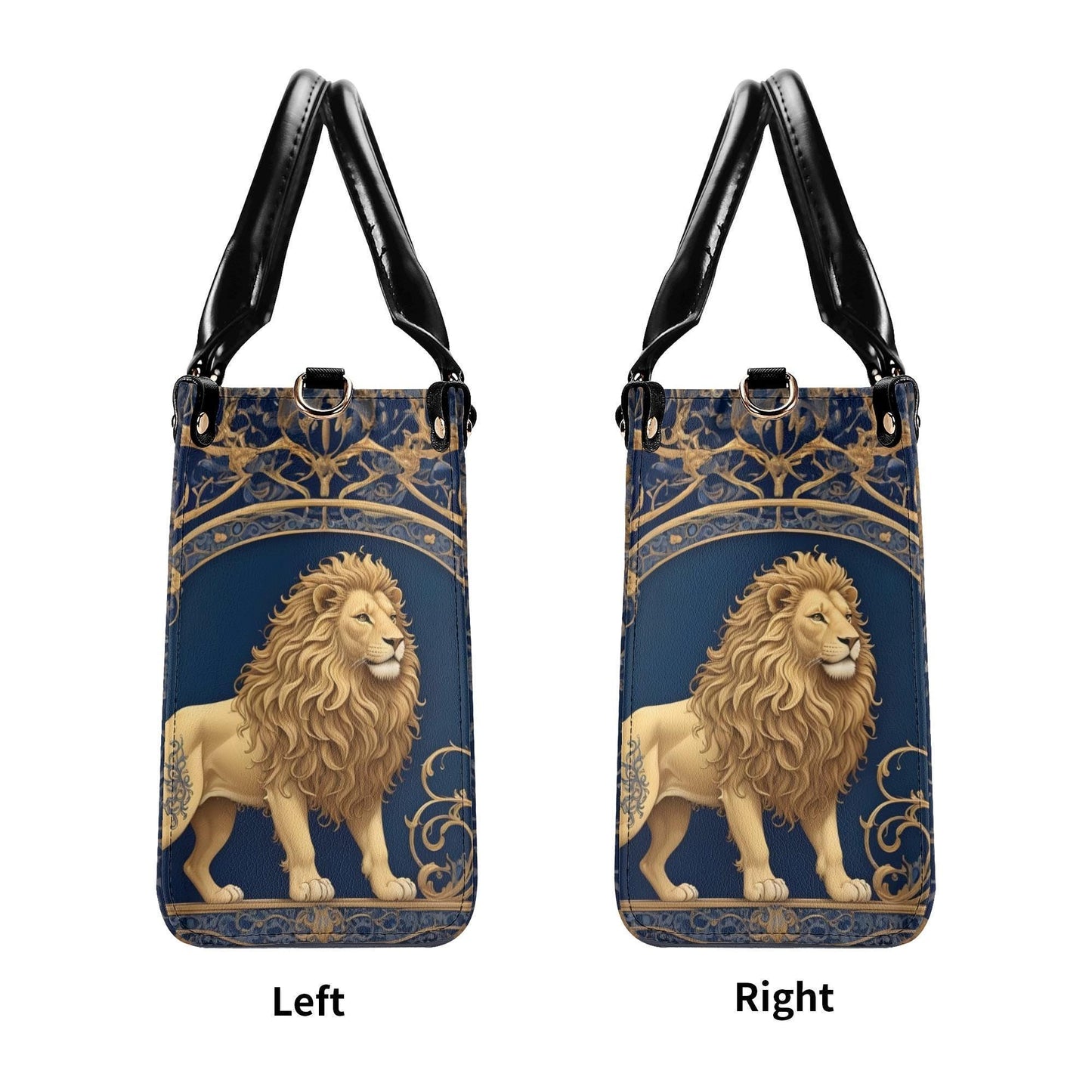 Majestic Lion Bag Cute Crossbody Bag Unique Purse Cute Purse, Luxury Bag Vegan Leather Bags Printed Designer Bag