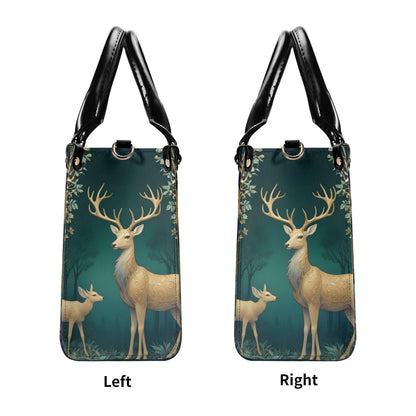 Elegant Deer Bag Cute Crossbody Bag Unique Purse Cute Purse, Luxury Bag Vegan Leather Bags Printed Designer Bag
