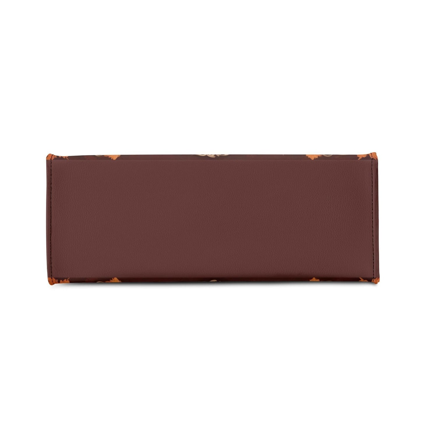 Autumn Maple Leaves and Marigolds Crossbody Bag - Nature-Inspired Vegan Leather Purse, Unique Gift for Women