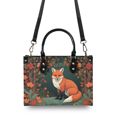 Sly Red Fox Bag Cute Crossbody Bag Unique Purse Cute Purse, Luxury Bag Vegan Leather Bags Printed Designer Bag