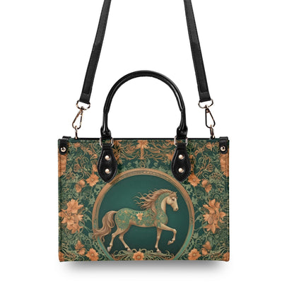 Elegant Horse Bag Cute Crossbody Bag Unique Purse Cute Purse, Luxury Bag Vegan Leather Bags Printed Designer Bag