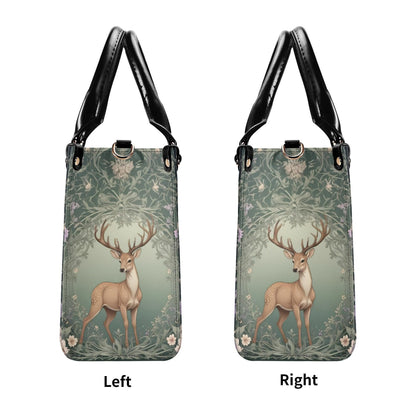 Woodland Deer Bag Cute Crossbody Bag Unique Purse Cute Purse, Luxury Bag Vegan Leather Bags Printed Designer Bag