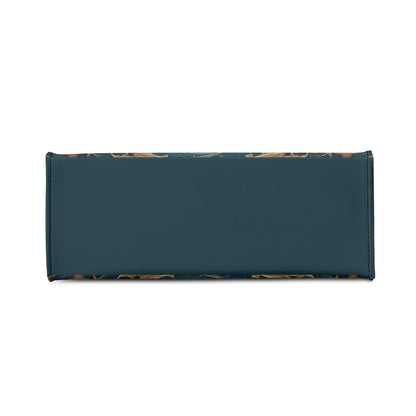 Ocean Waves Crossbody Bag - Nature-Inspired Vegan Leather Designer Purse, Unique Gift for Women