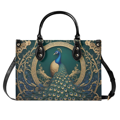 Majestic Peacock Bag Cute Crossbody Bag Unique Purse Cute Purse, Luxury Bag Vegan Leather Bags Printed Designer Bag