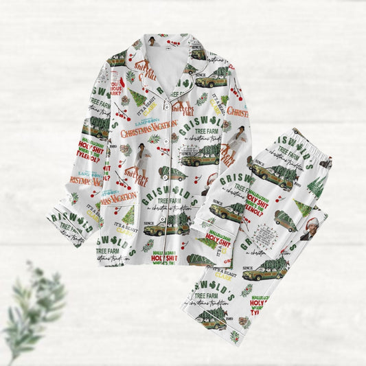 Christmas Griswold Pajamas Set, National Lampoons Christmas Vacation Shirt, Vintage Christmas Movie Pjs, Xmas Family Matching Outfits