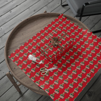 Trump  Wrapping Paper, Trump Christmas Gift Wrap Paper, Republican Wrapping Paper, Trump Santa Wrapping Paper