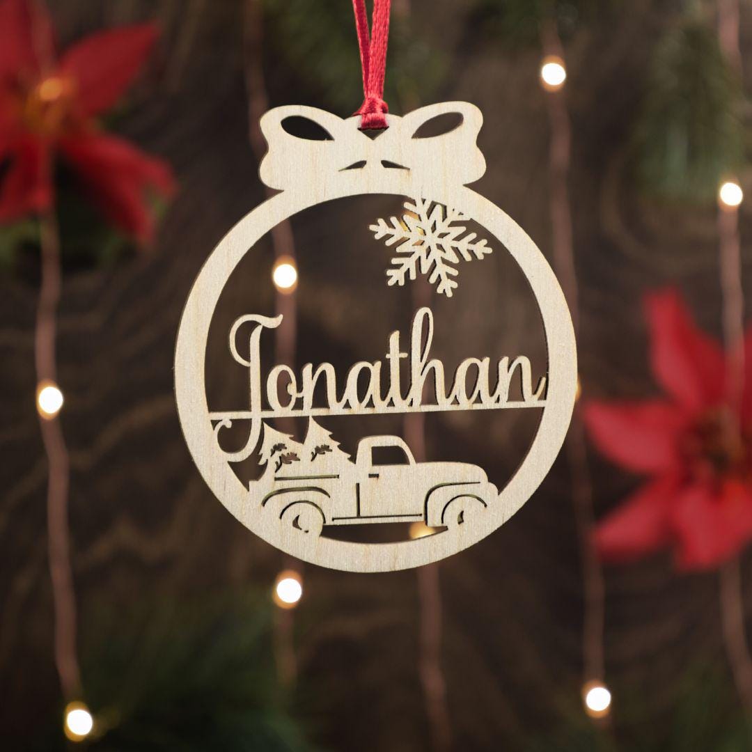 Personalized Christmas Ornament | Custom Name Ornament | Christmas Gift Ornament 2025