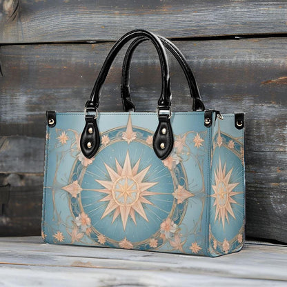 Star Design Crossbody Bag - Vegan Leather Designer Purse, Unique Gift for Women