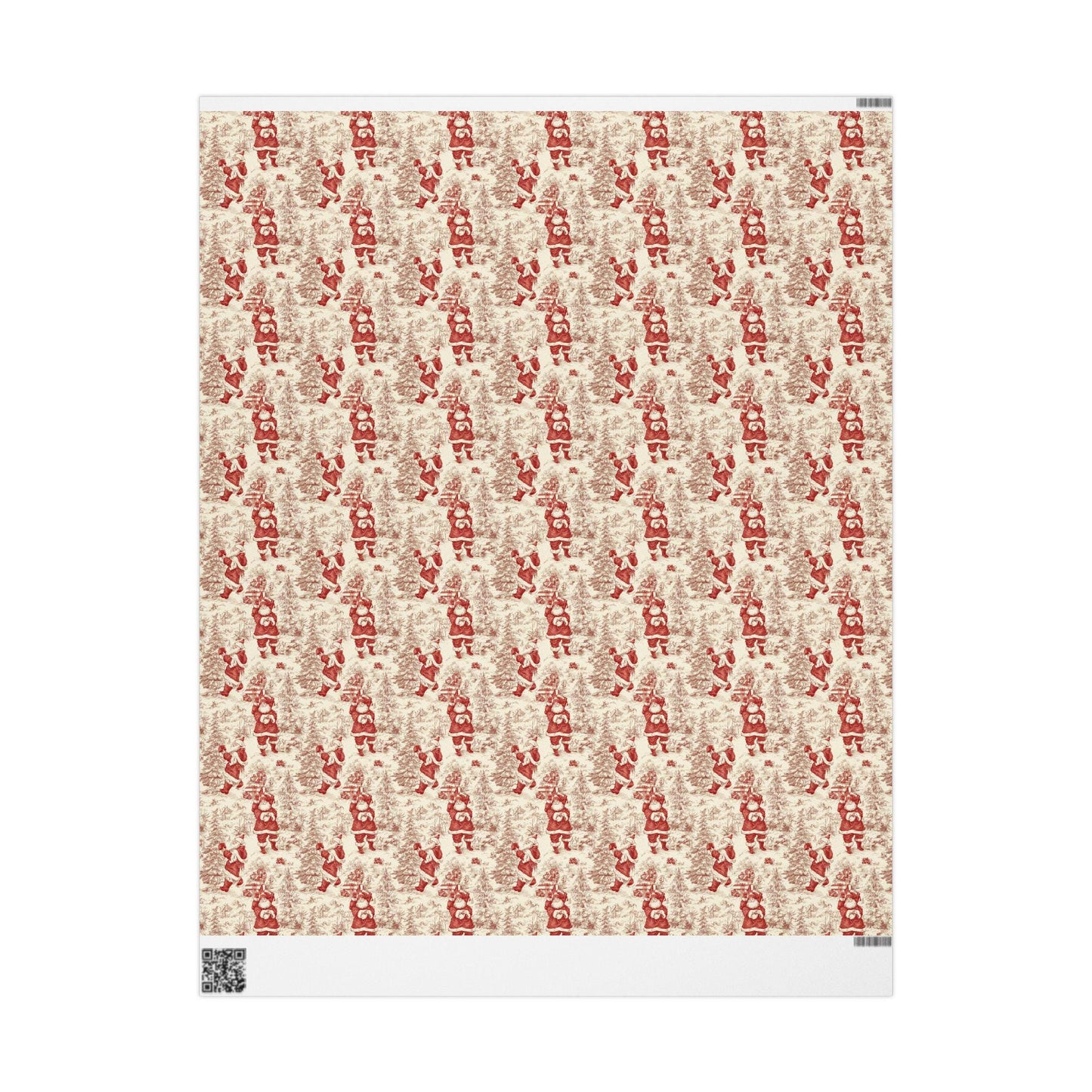 Vintage Santa Christmas Toile Gift Wrap Holiday Gift Wrapping Paper Victorian Christmas Gift Wrap Xmas Christmas Vintage Wrapping
