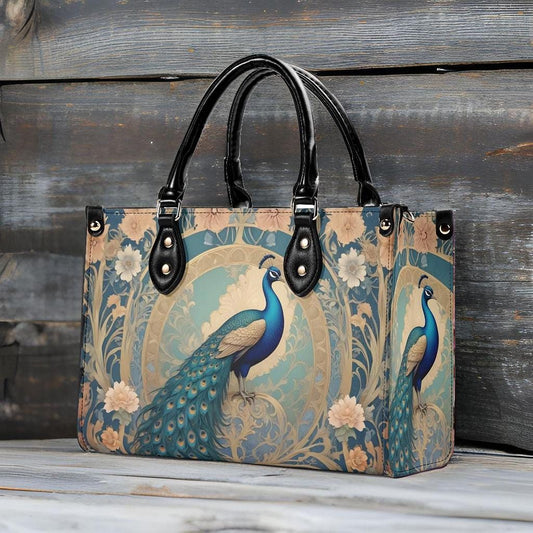 Celestial Sunburst Crossbody Bag - Art Nouveau Vegan Leather Designer Purse, Unique Gift for Women