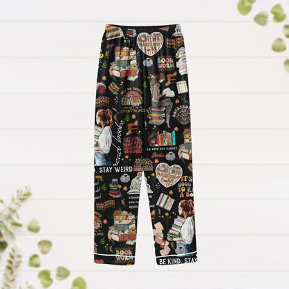 Books Pajamas Set, Reading Pajamas, Pajamas For Readers, Bookish Pajama Gift, Bookworm Pajama Outfit, Womens Kids Pjs, Gift For Her