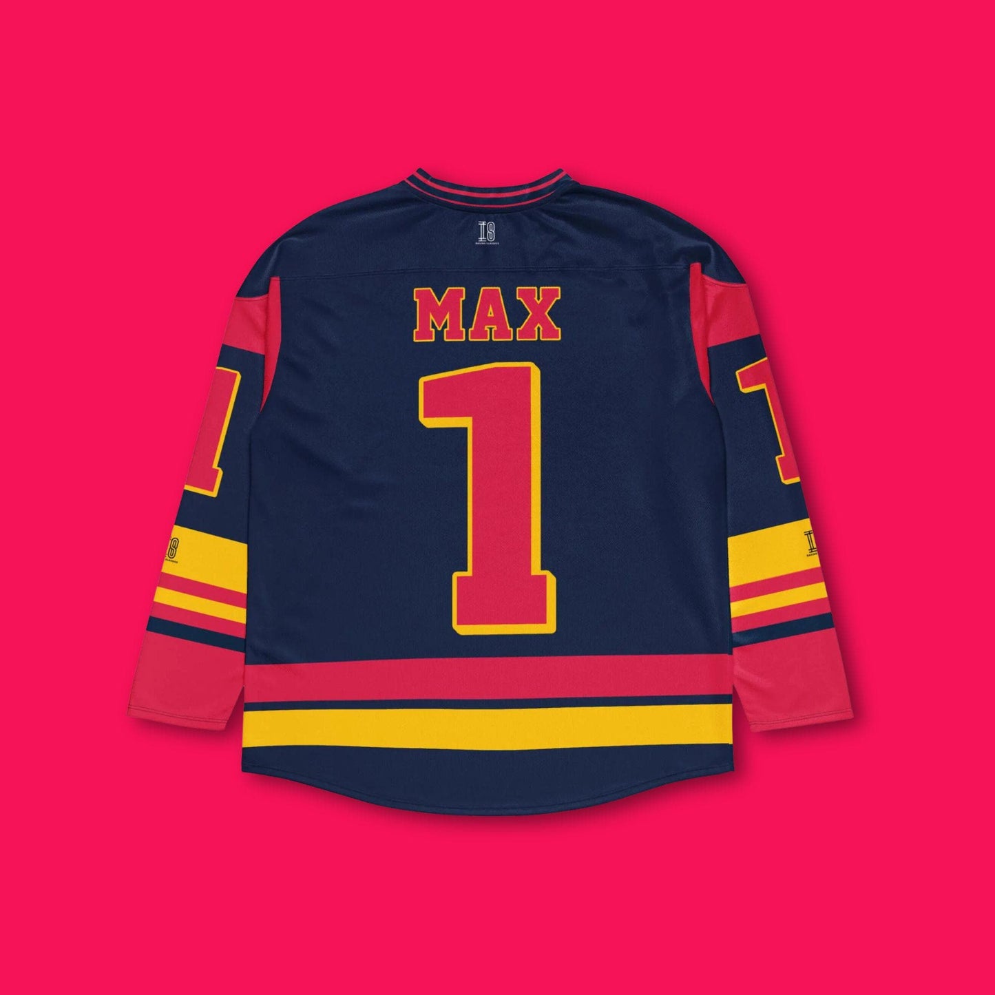 Unisex Racing Fan Apparel Oversized Hockey Jersey with Racing Number 1