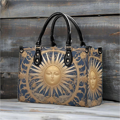 Celestial Sun Bag Cute Crossbody Bag Unique Purse Cute Purse, Luxury Bag Vegan Leather Bags Printed Designer Bag