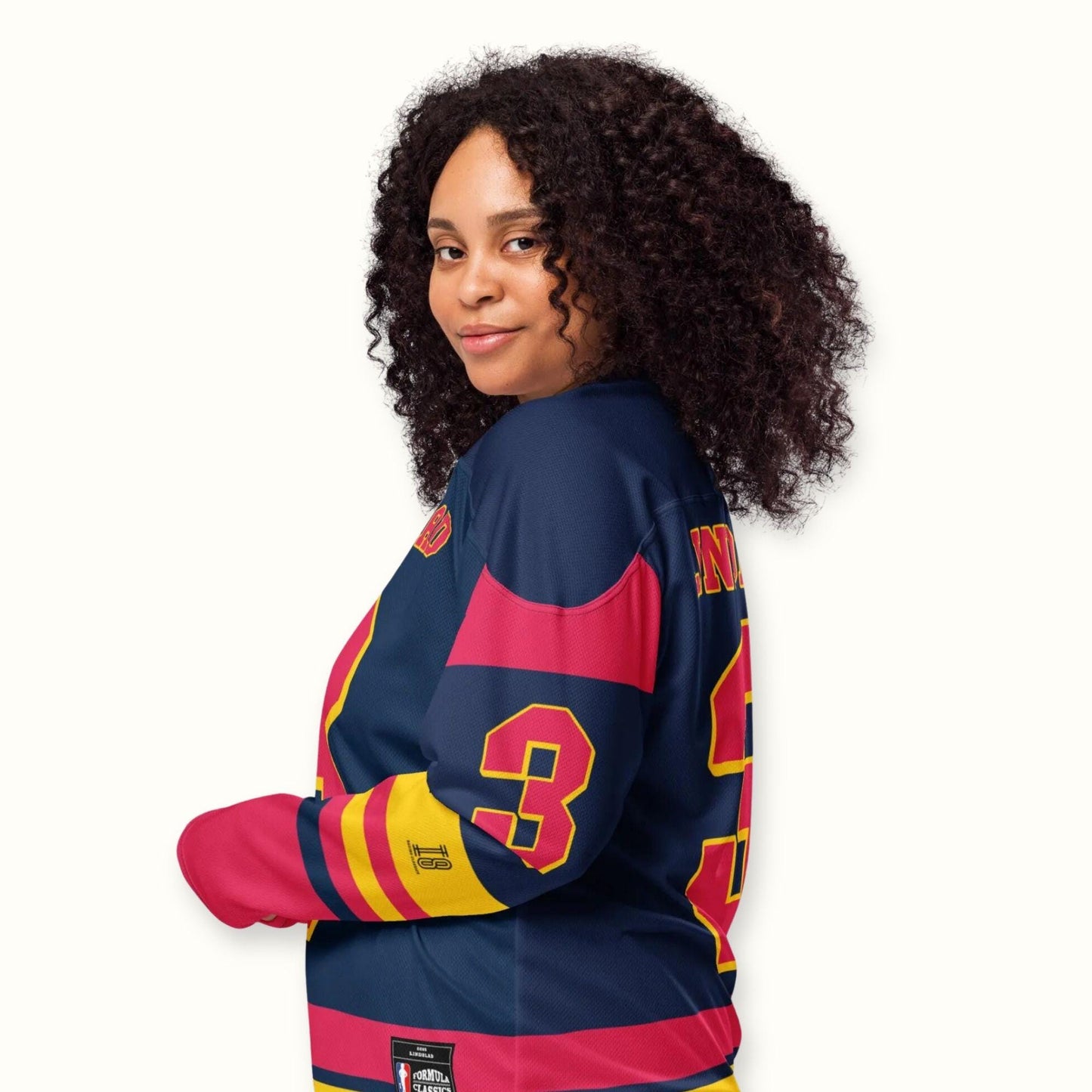 Unisex Racing Inspired Hockey Jersey, Lightweight Racing Fan Apparel