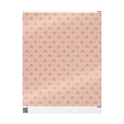 Girls Boho Gift Wrapping Papers | Boho Rainbow Gift Wrap - Kids Gift Wrapping Paper