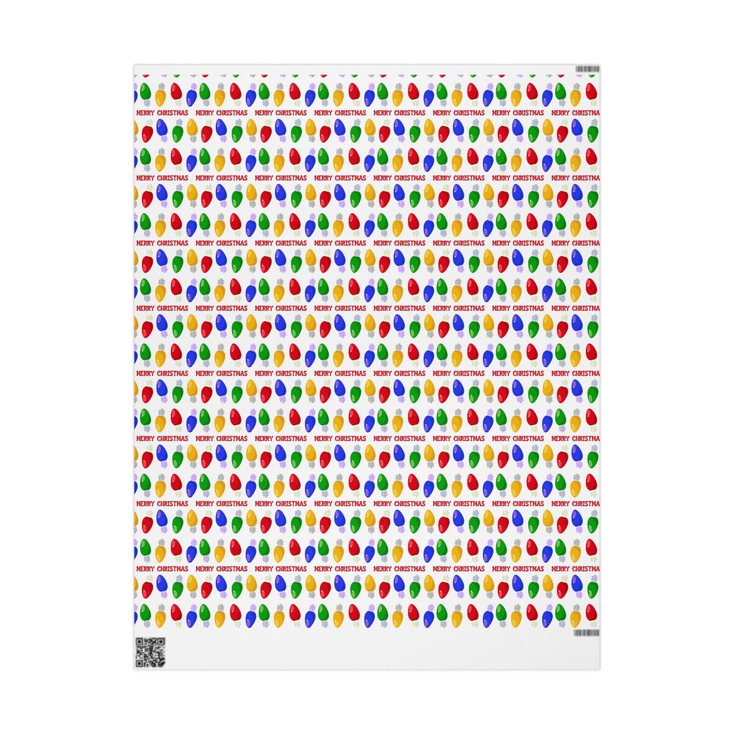 Christmas  Light Gift Wrapping Papers | Christmas Light Holiday Gift Wrap