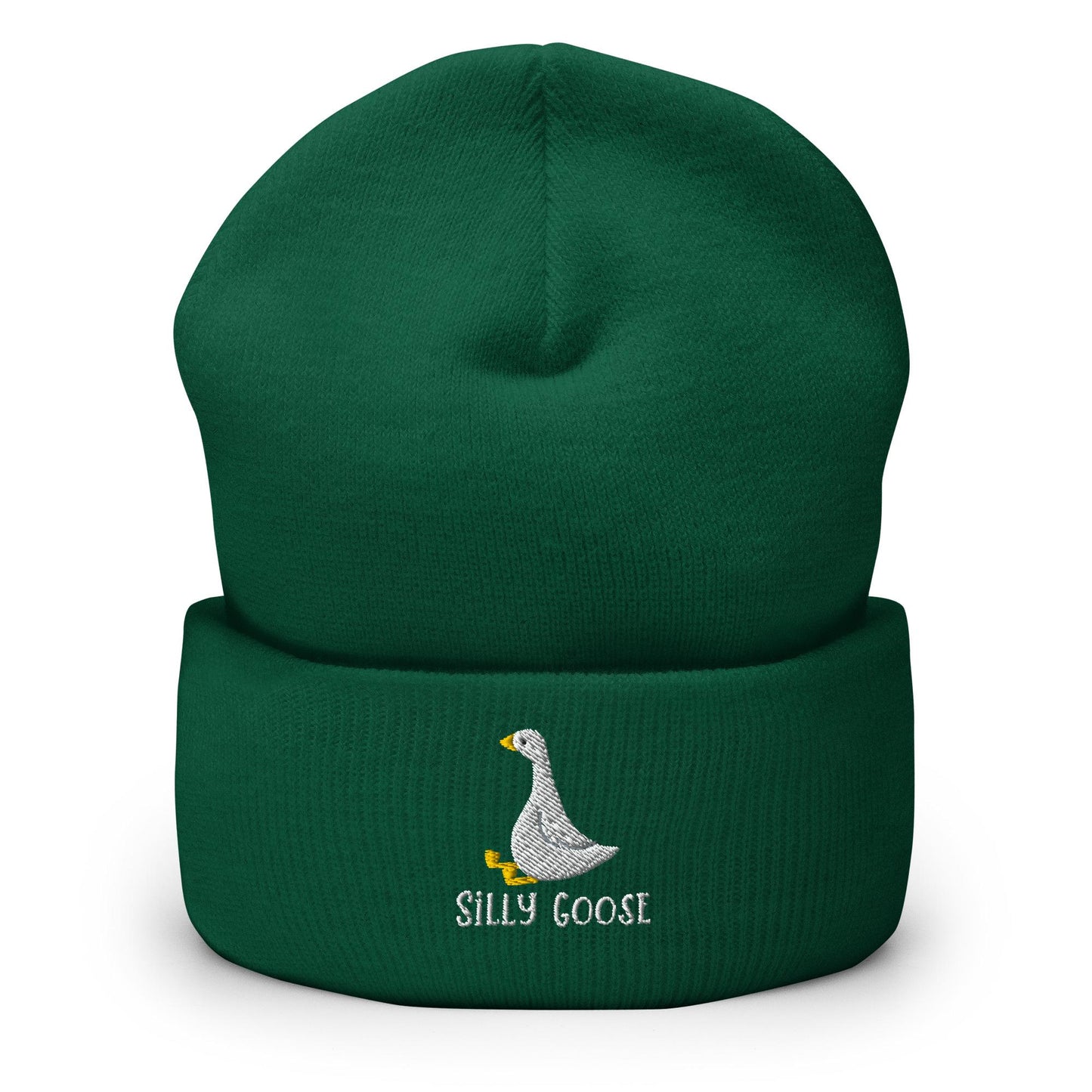 Silly Goose Beanie, Embroidered Silly Goose Winter Hat, Goose Lover Toque