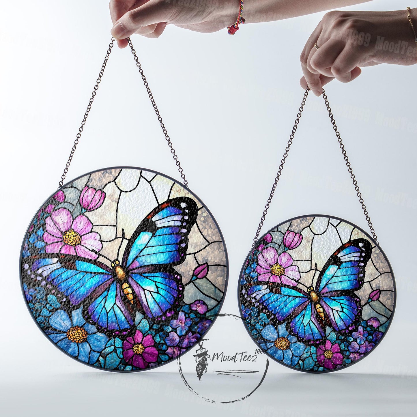 Butterfly Stained Glass Suncatcher, Gift for Butterfly Lovers, Stained Glass Window Hanging, Butterfly Suncatcher, Gift for Mom