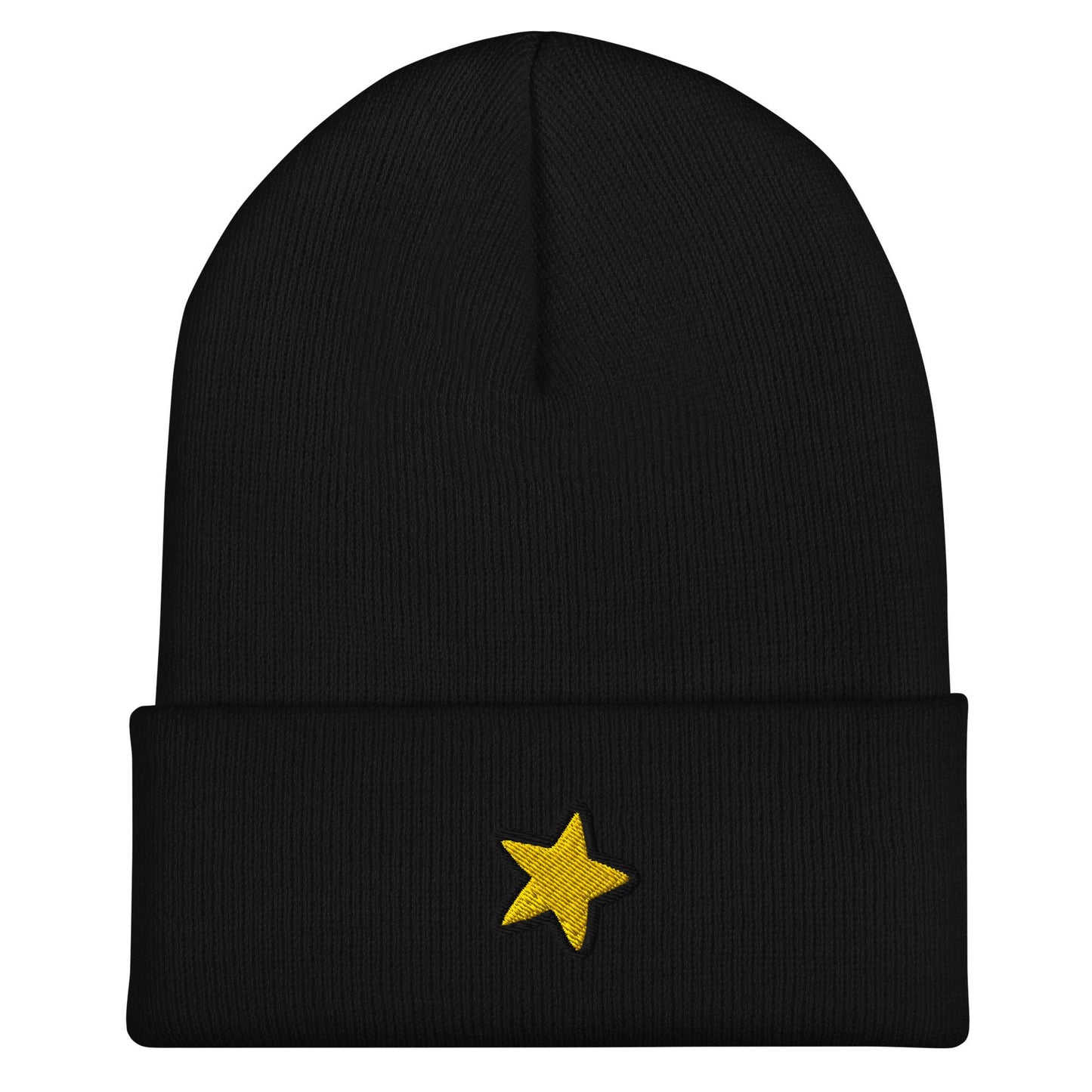 Star Beanie, Handmade Cuffed Knit Unisex Slouchy Adult Winter Hat Cap Gift, Kawaii