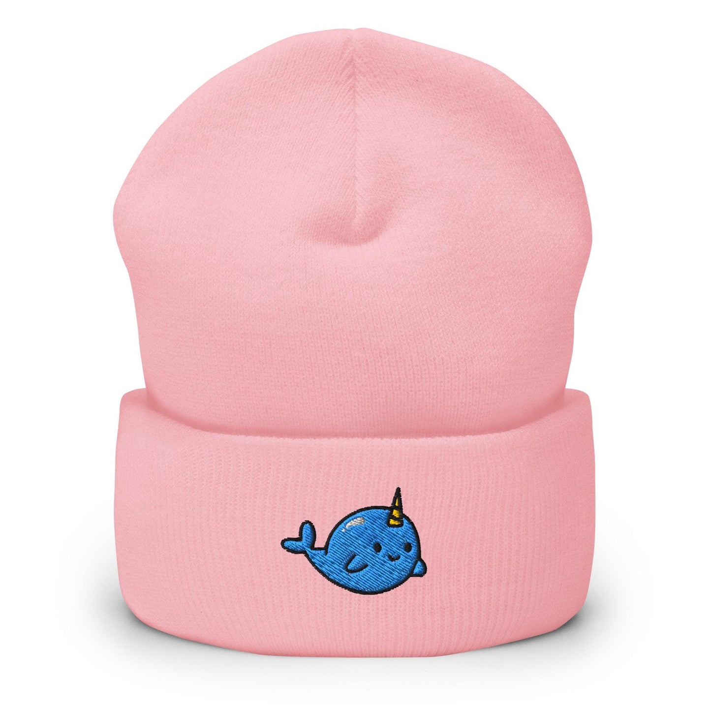 Whale Beanie, Handmade Cuffed Knit Unisex Slouchy Adult Winter Hat Cap Gift, Kawaii